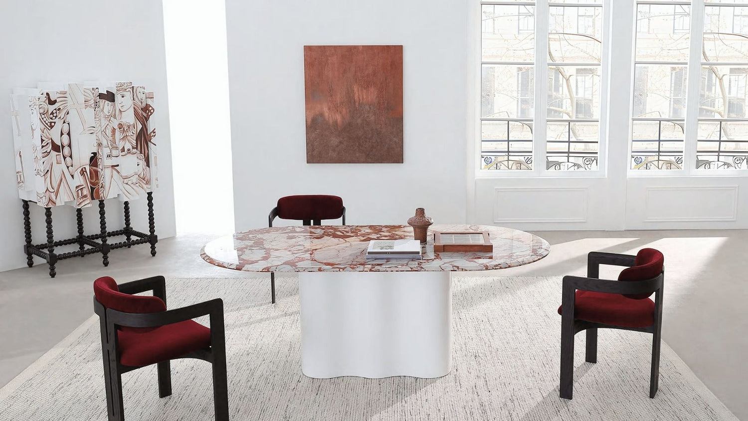 LIORA Marble Table-EMOH® ATELIER