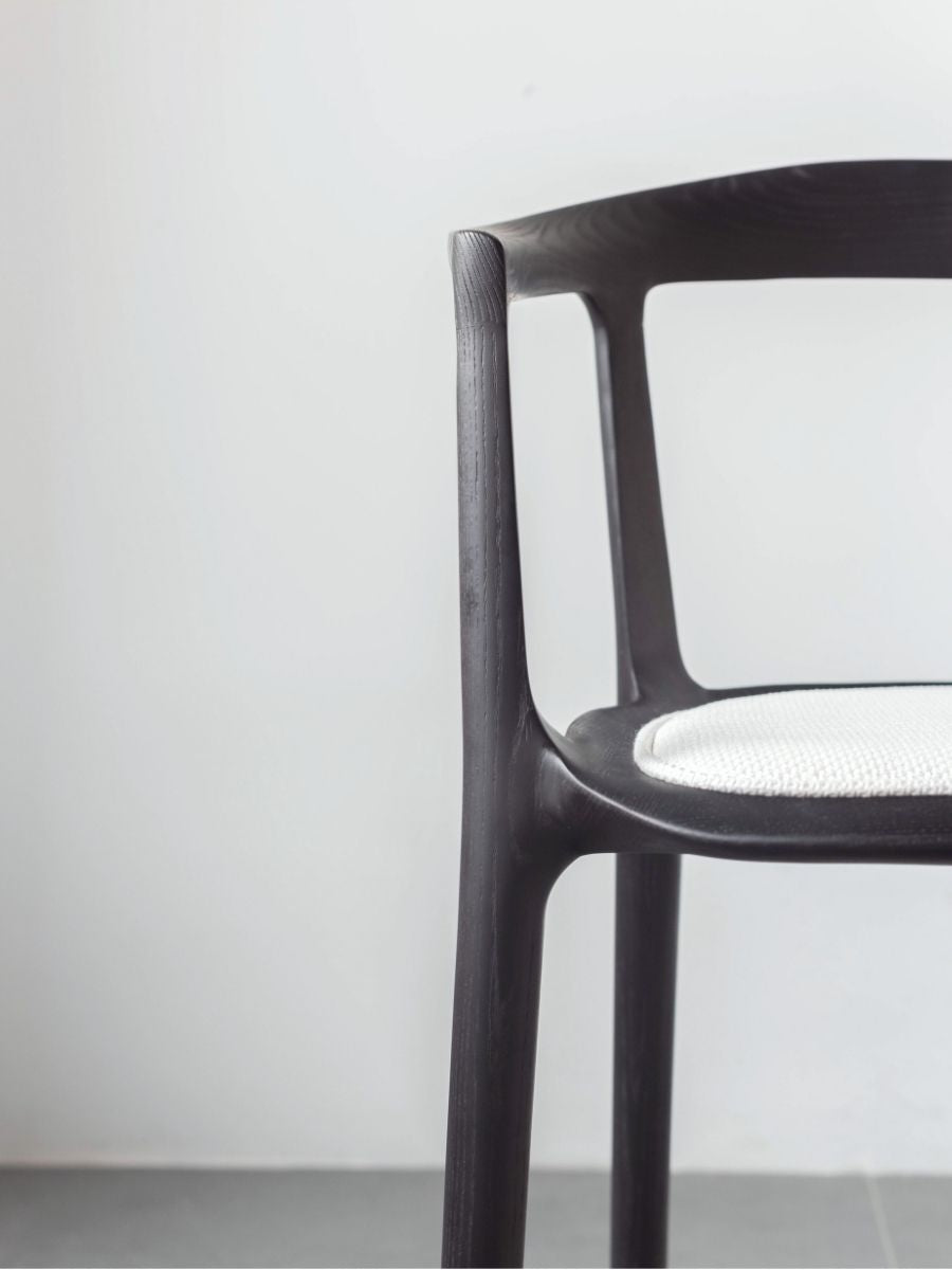 ALDEN Armchair (Smoky Black)-EMOH® ATELIER