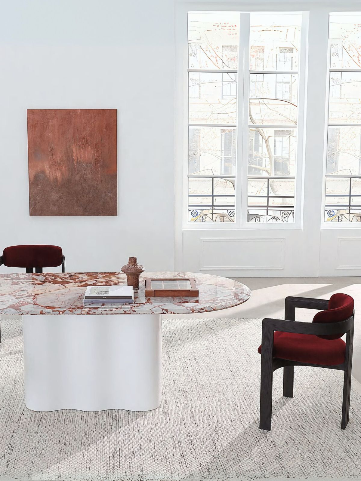 LIORA Marble Table-EMOH® ATELIER