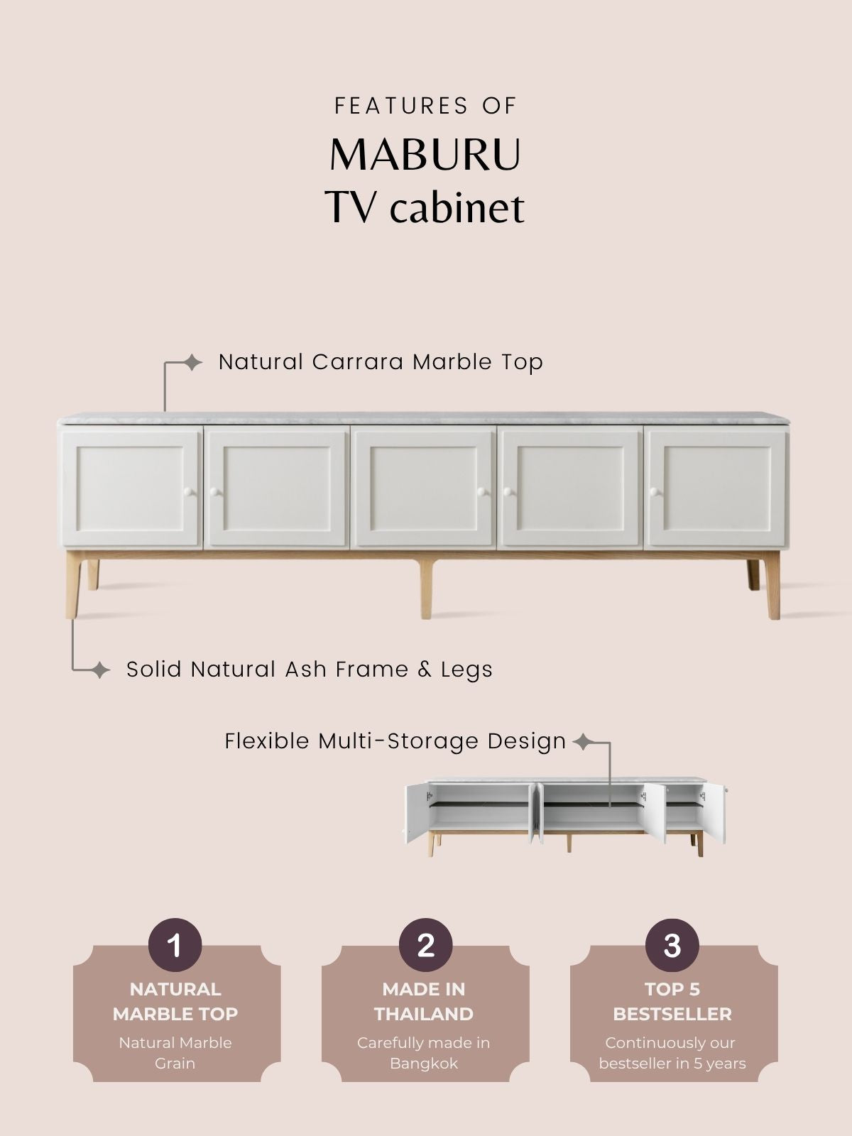 MABURU TV Cabinet