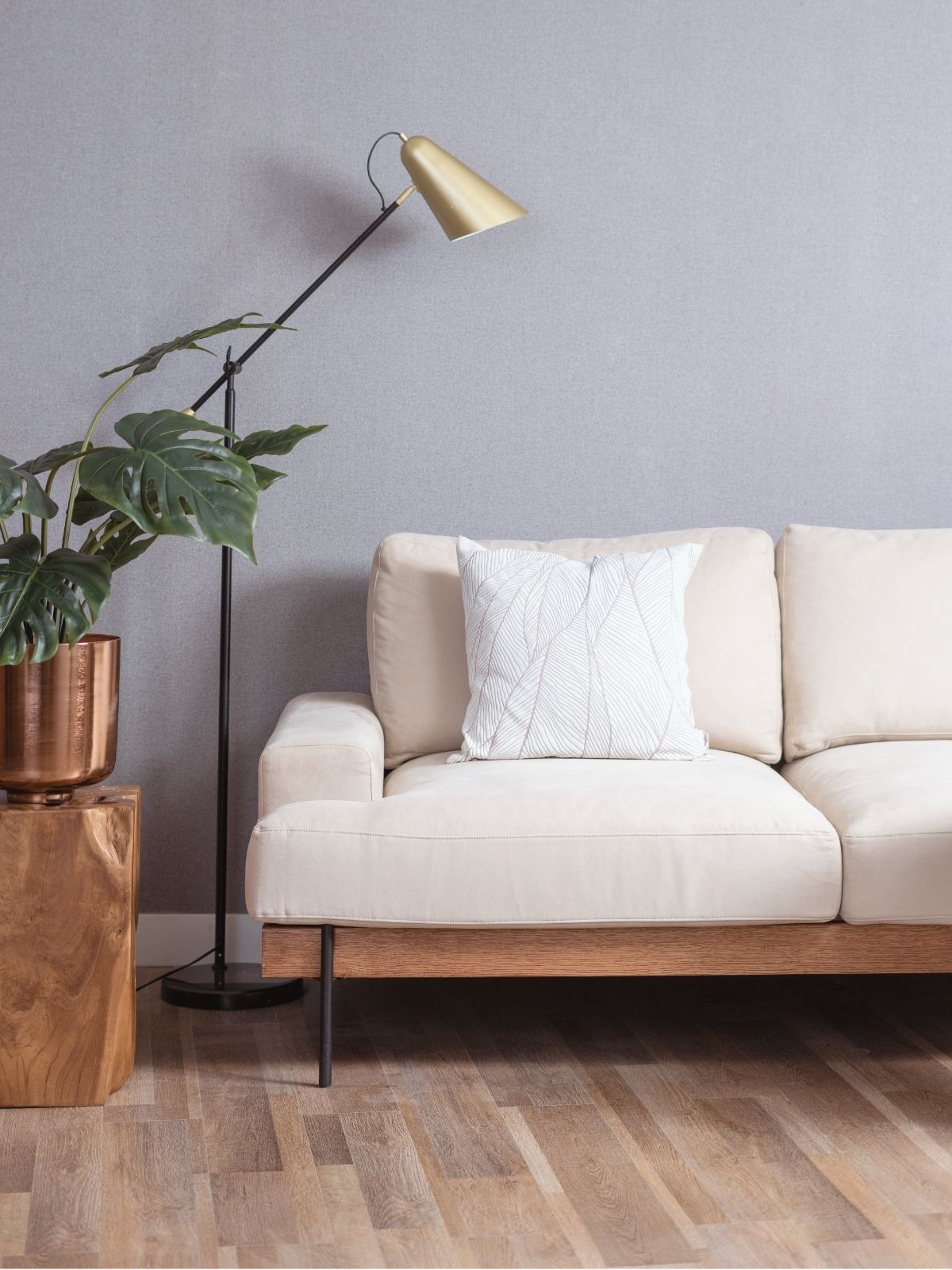 Nadine Frame Sofa, Oak