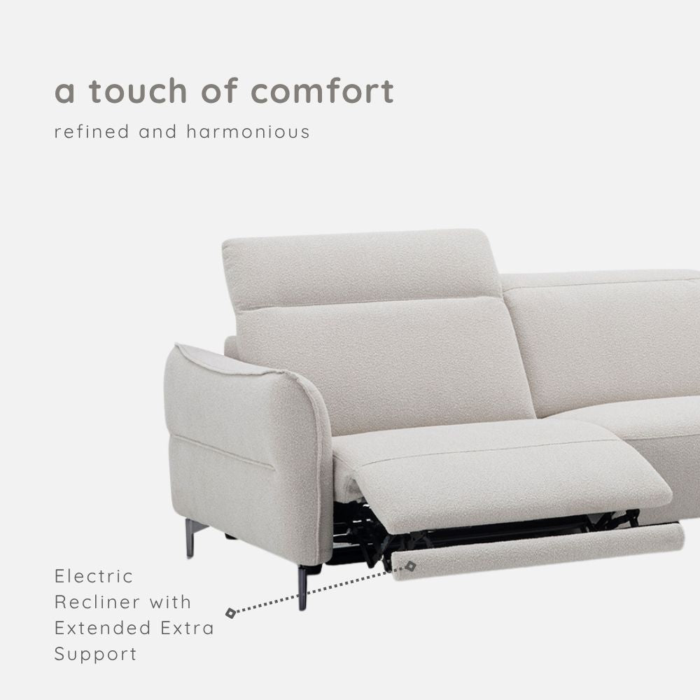 VENICE 3-Seater L-Shape Electric Recliner Sofa