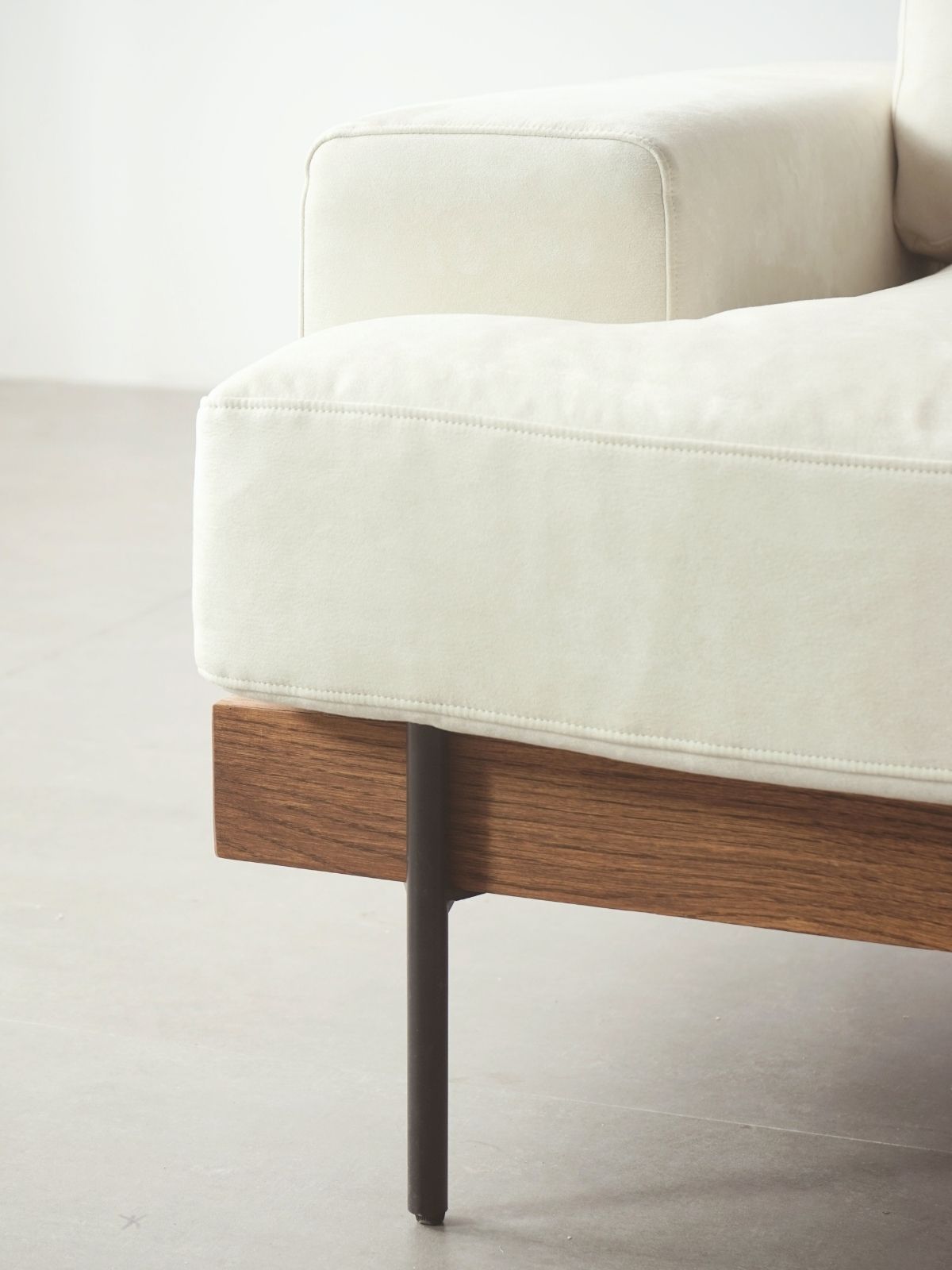 NADINE L-Shape Sofa, Oak