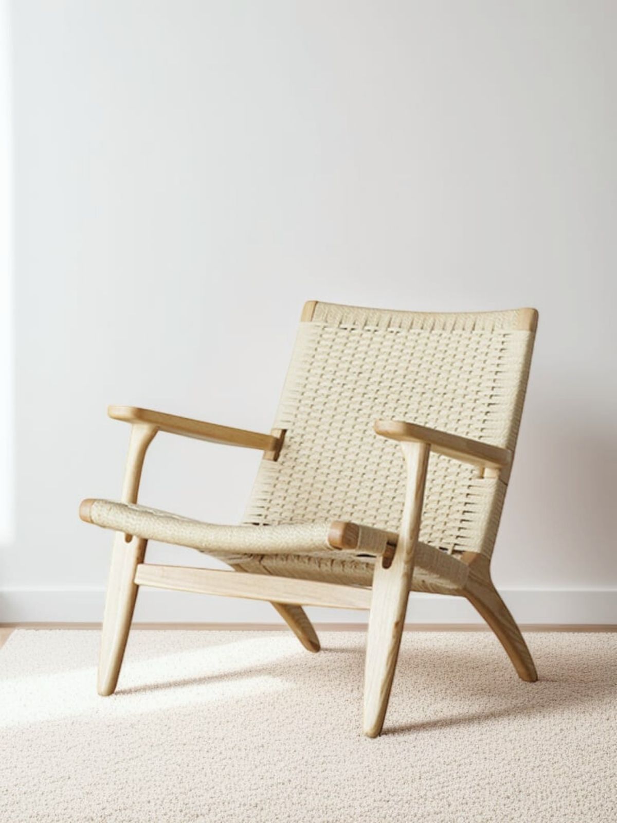 George Lounge Chair, Natural Ash