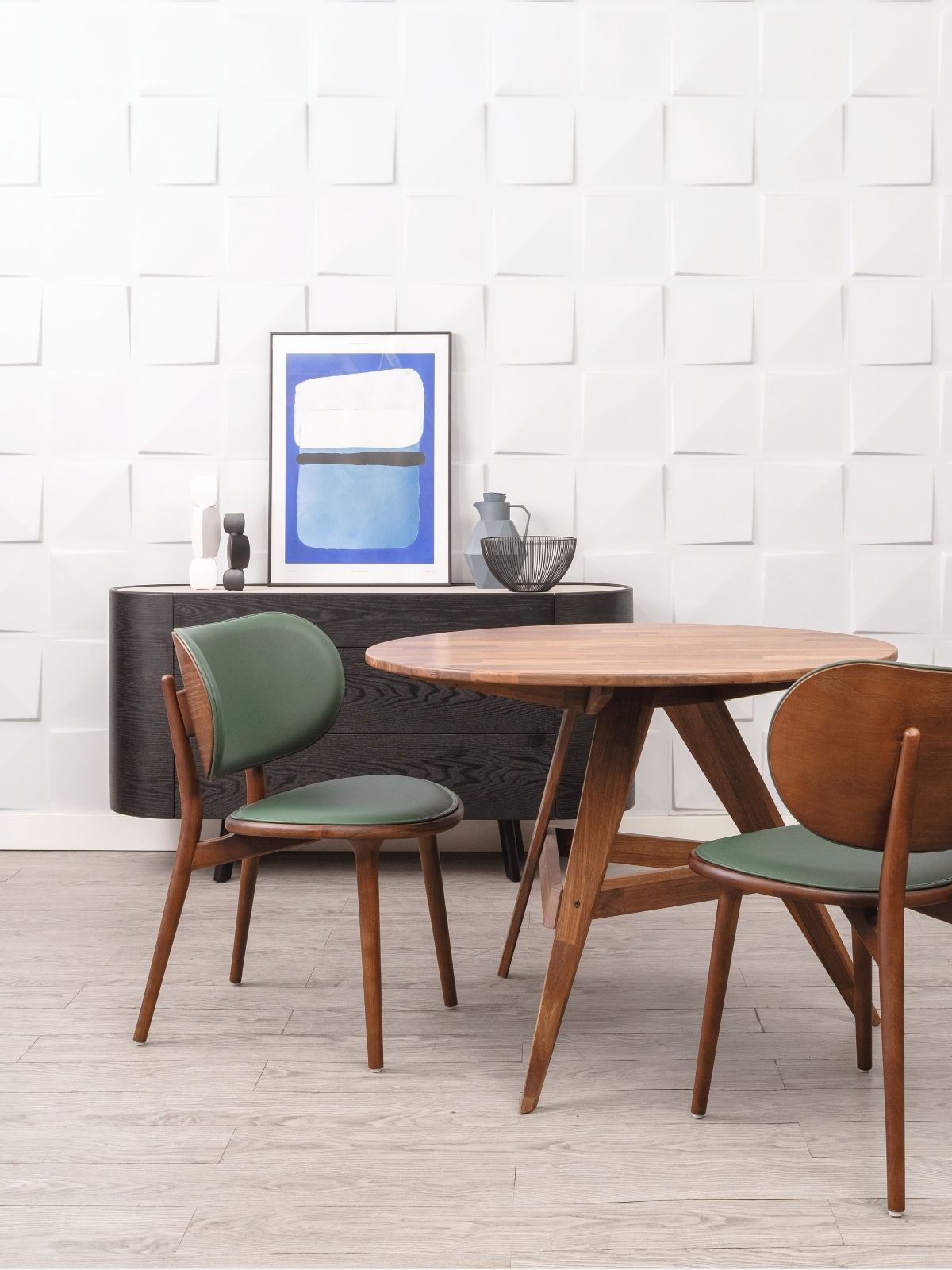 CAMBER dining chair, Walnut Brown-EMOH® ATELIER