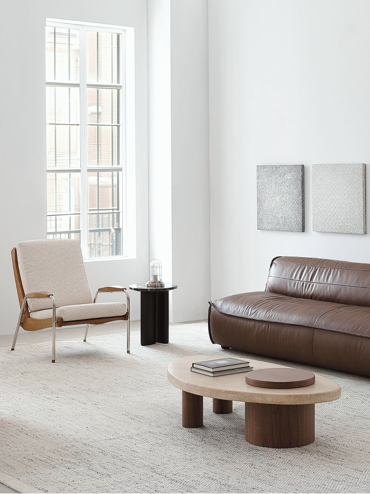 ROUX Lounge chair-EMOH® ATELIER