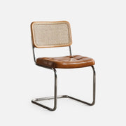 Nicolas Leather Chair, Brown-EMOH® ATELIER