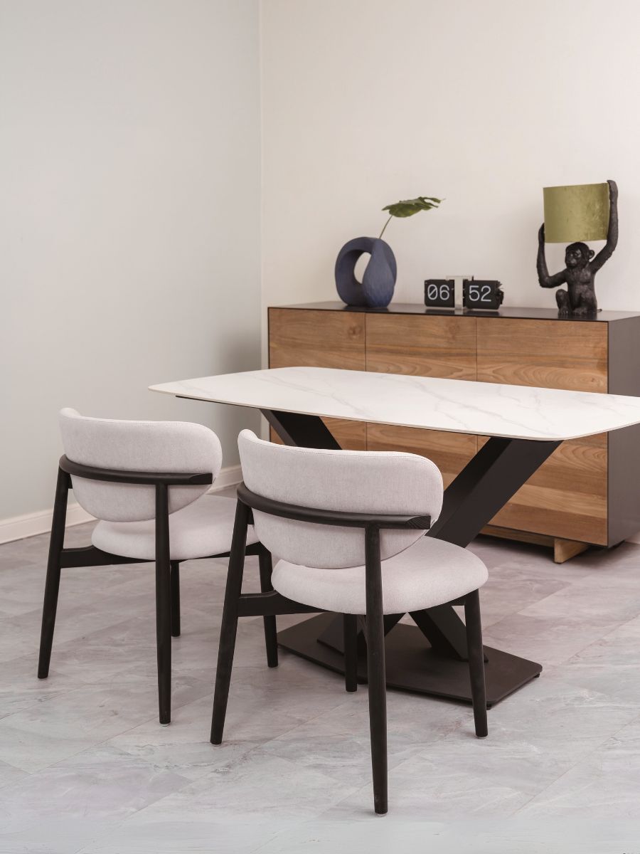NORDA dining chair Walnut Brown-EMOH® ATELIER
