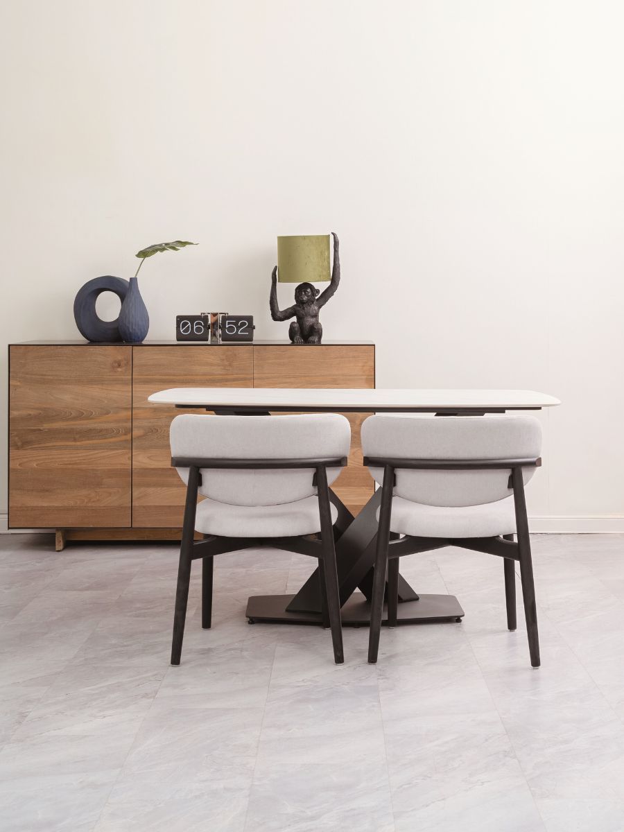 NORDA dining chair Walnut Brown-EMOH® ATELIER