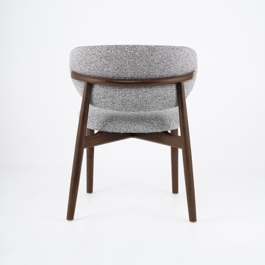 NORDA dining chair Walnut Brown-EMOH® ATELIER
