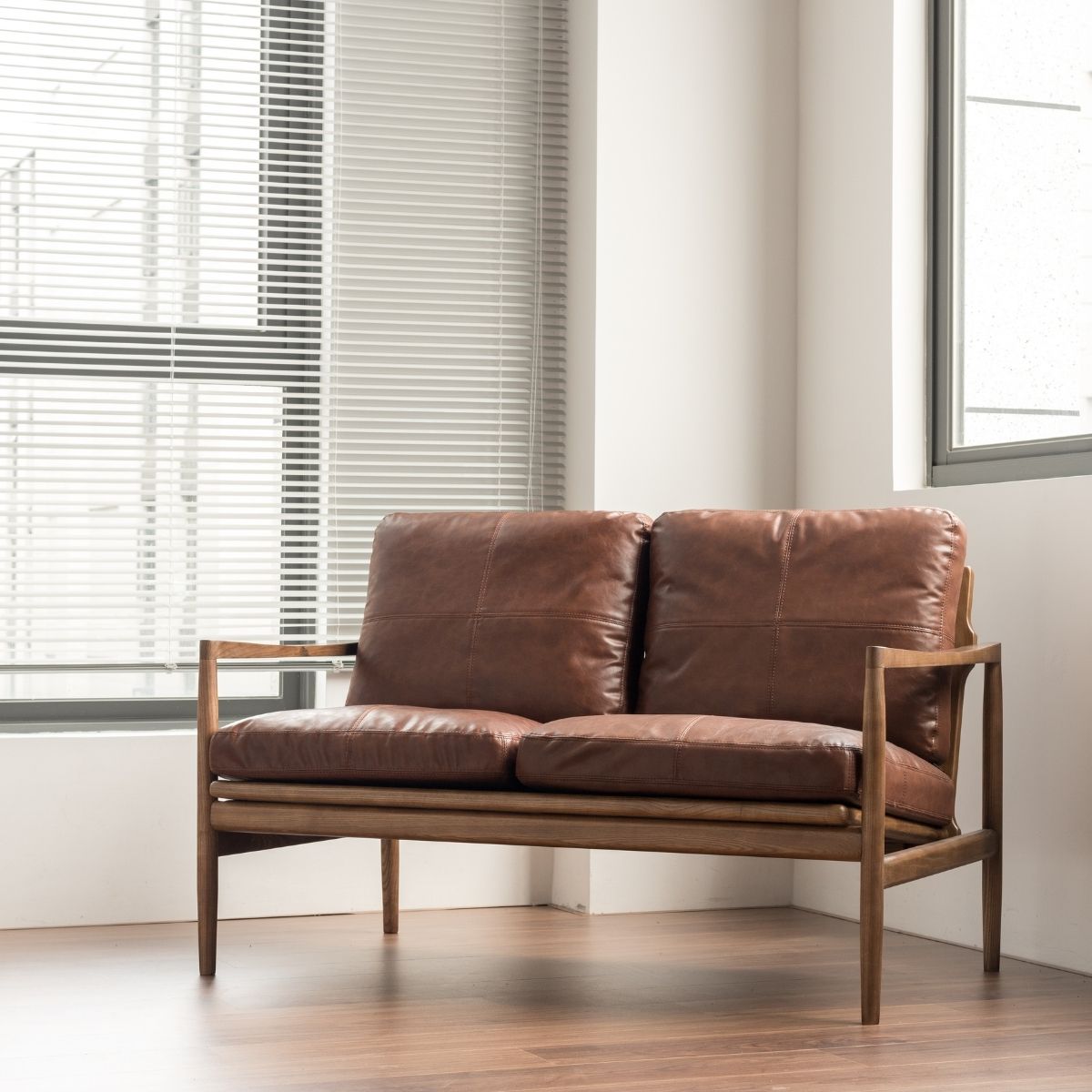 LATA 2-seater-sofa, Walnut Brown-EMOH® ATELIER