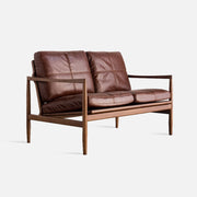 LATA 2-seater-sofa, Walnut Brown-EMOH® ATELIER