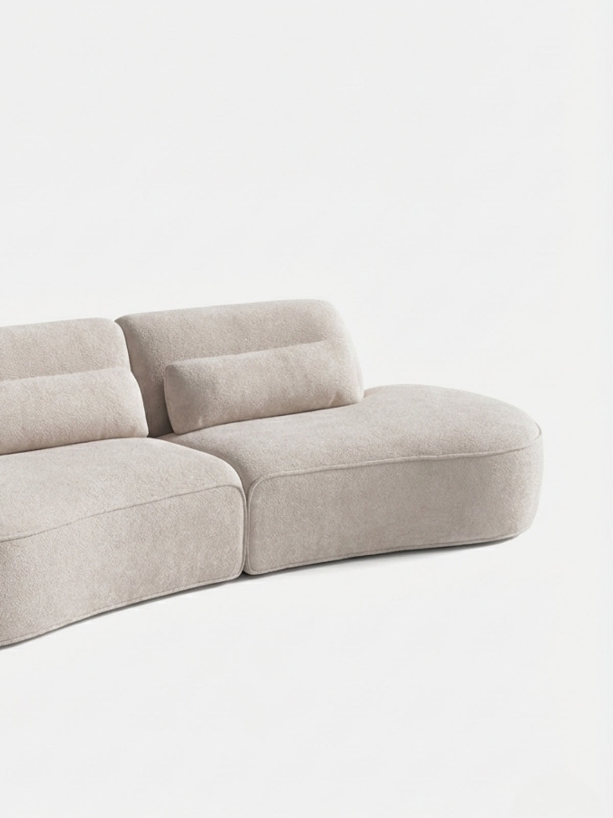 NOIR CURVA 2-Seater Chaise