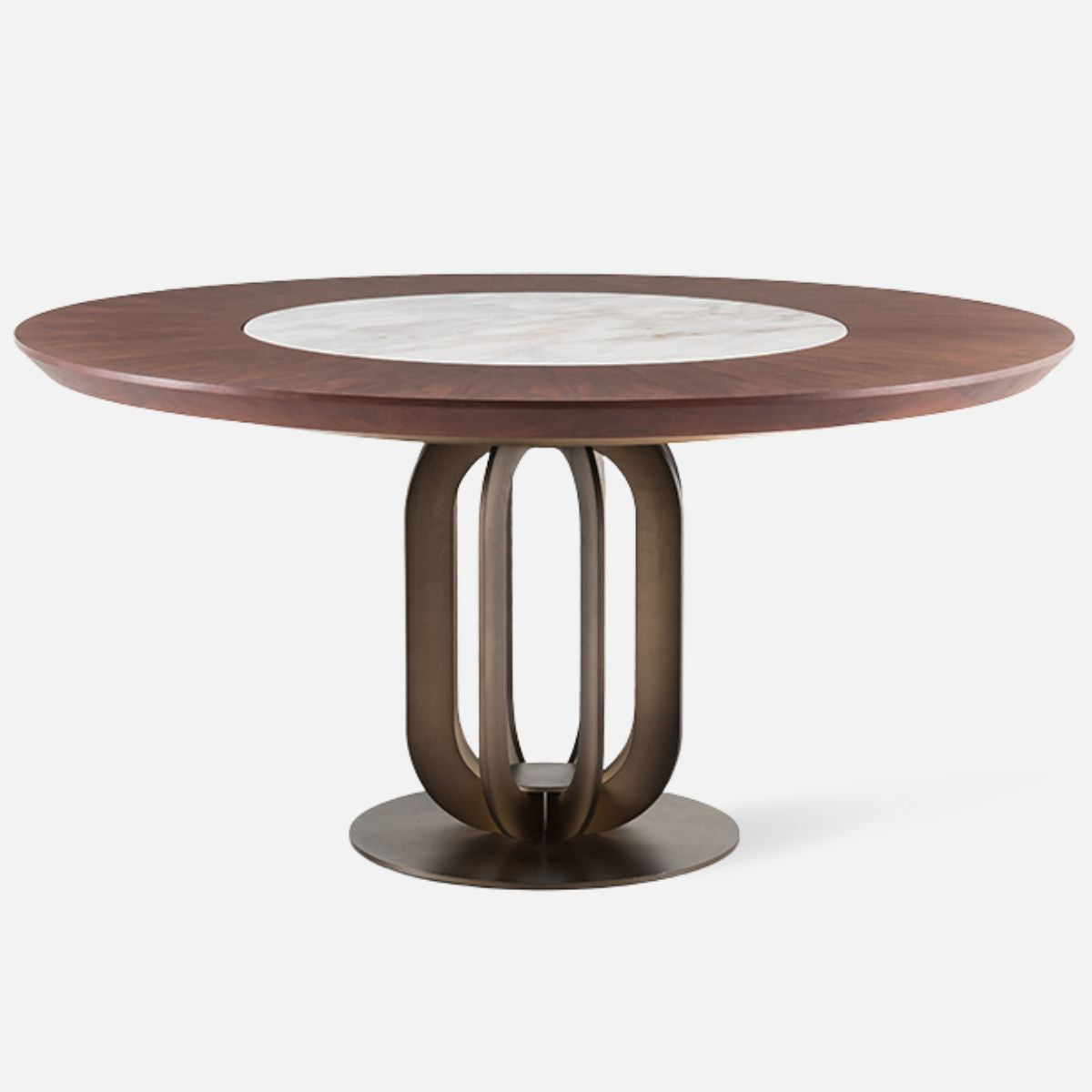 NOVA White Marble Round Table