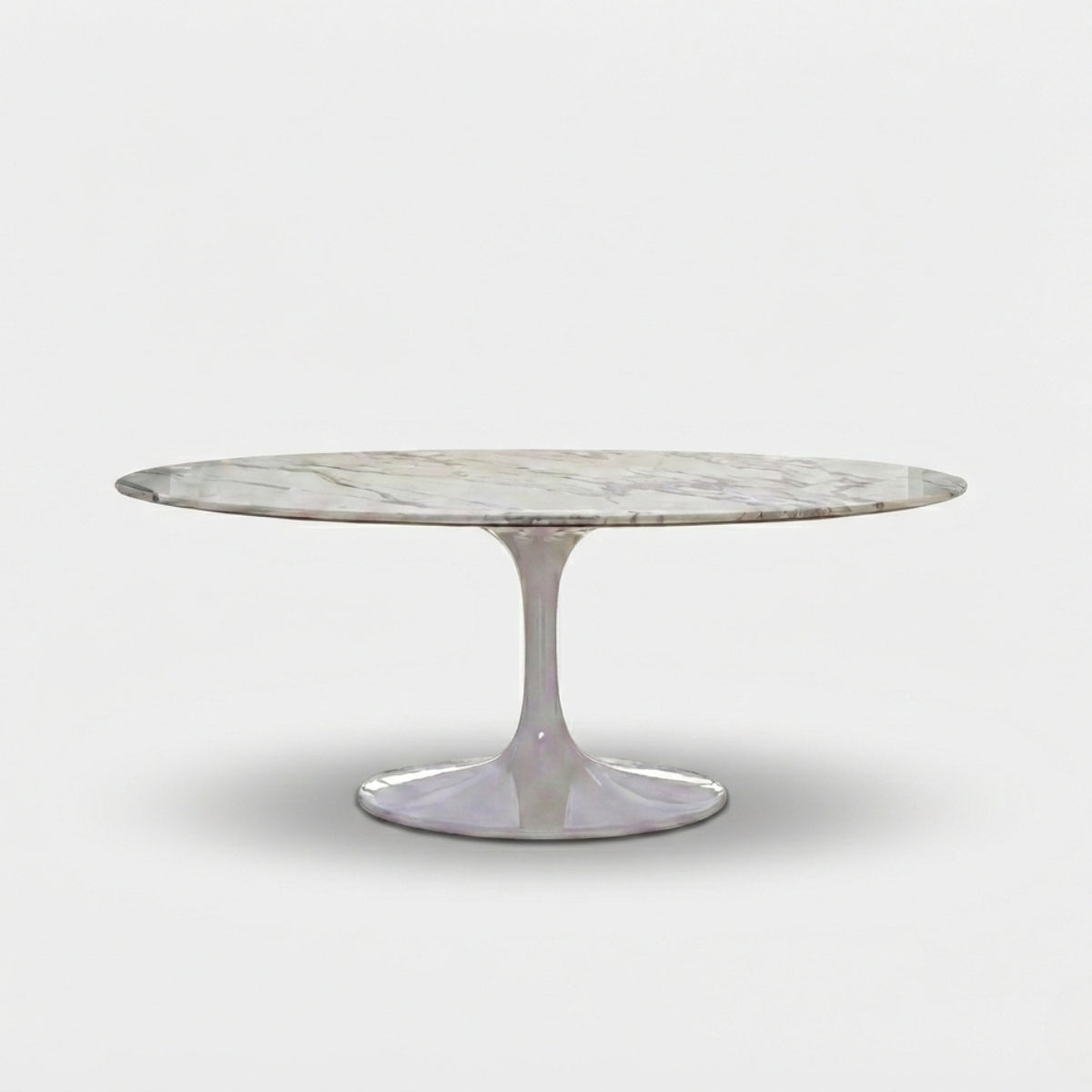 Tulip Oval Marble Table