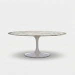 Tulip Oval Marble Table