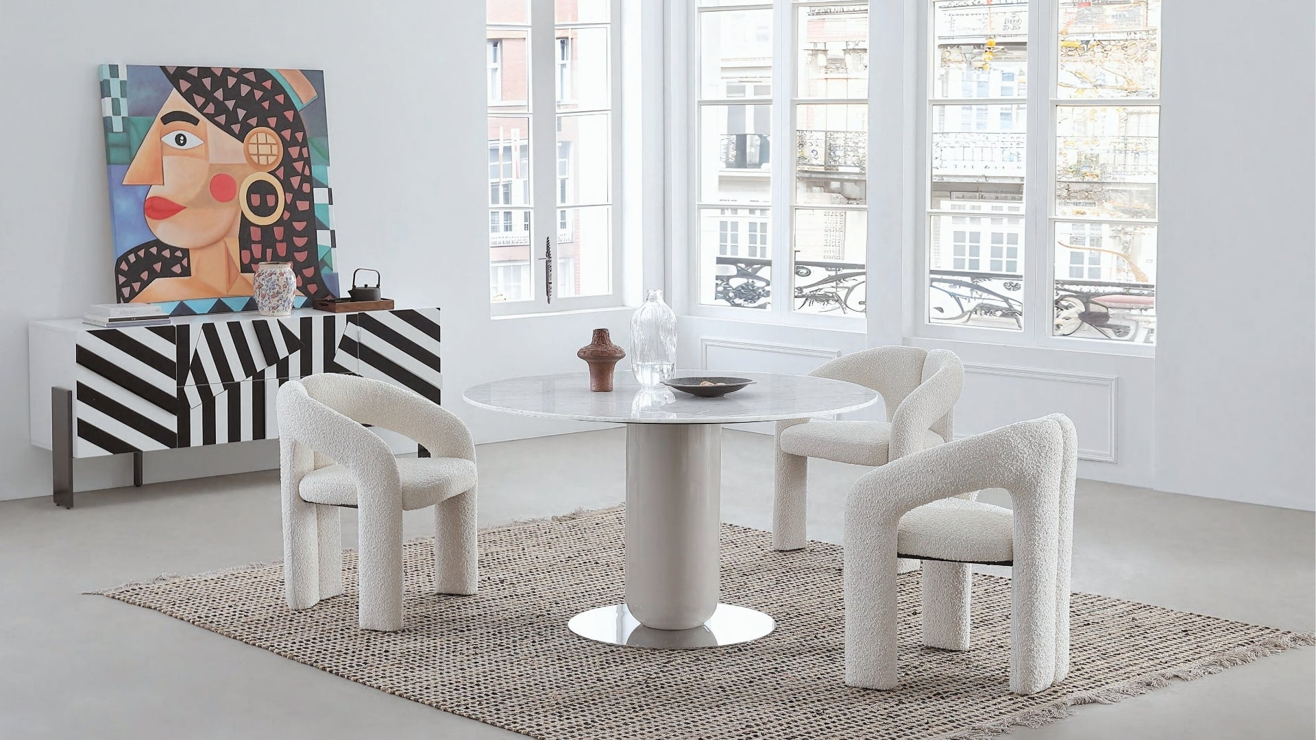 ROUX Marble Table-EMOH® ATELIER