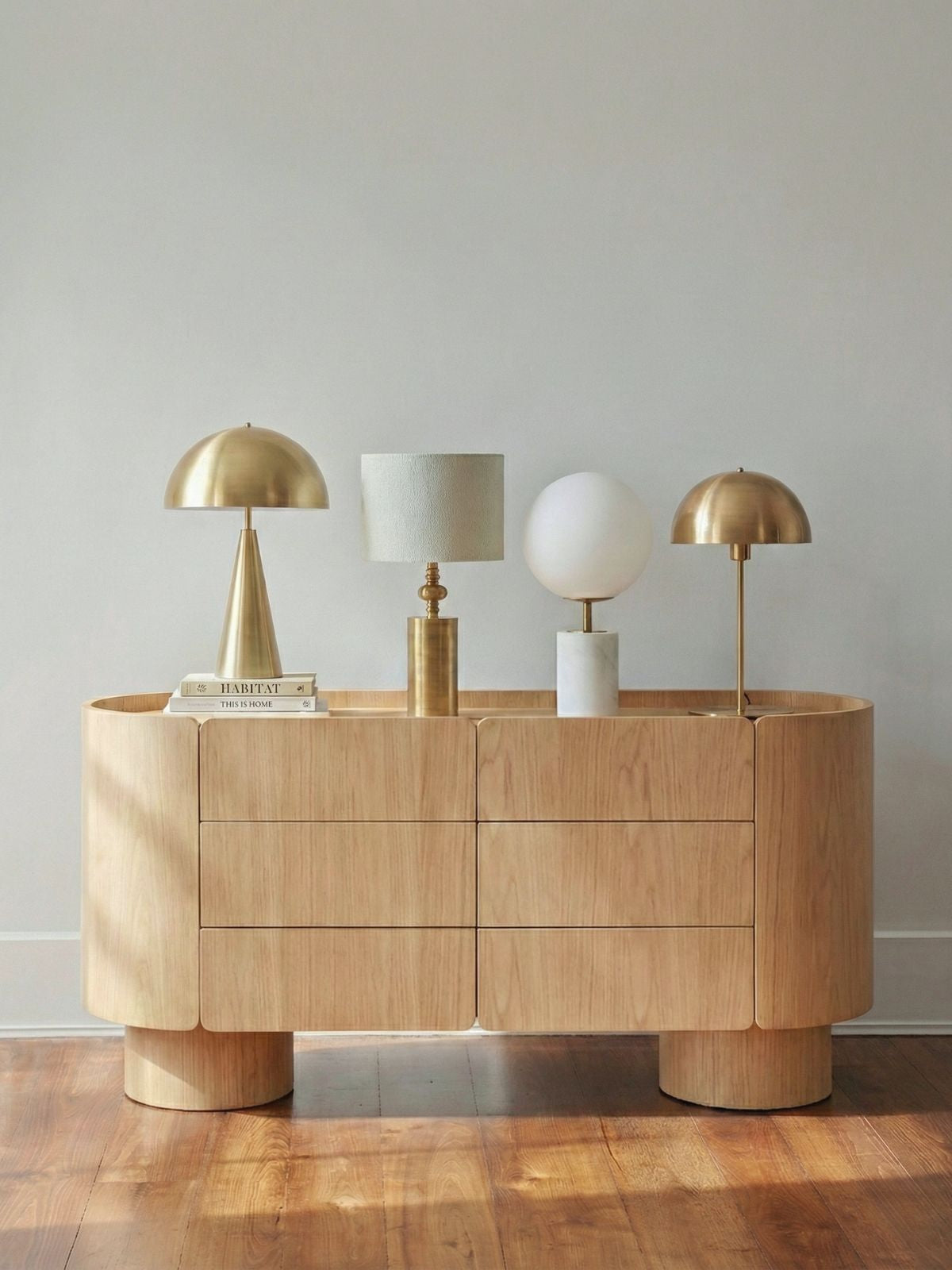 Table Lamp Sublime metal brushed gold