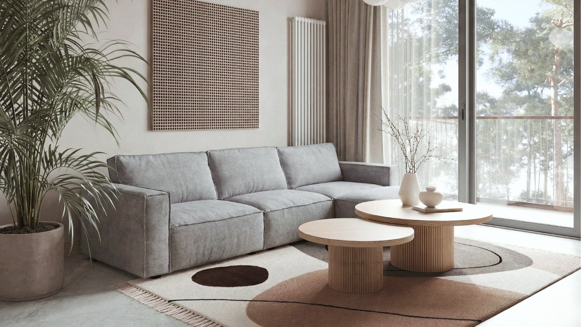 AALTO Modular Sofa with Ottoman