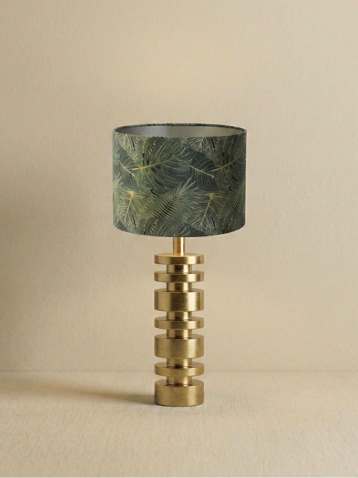 DESLEY matt gold with AMAZONE green Shade