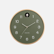 Cuckoo Wall Clock, Jungle Green