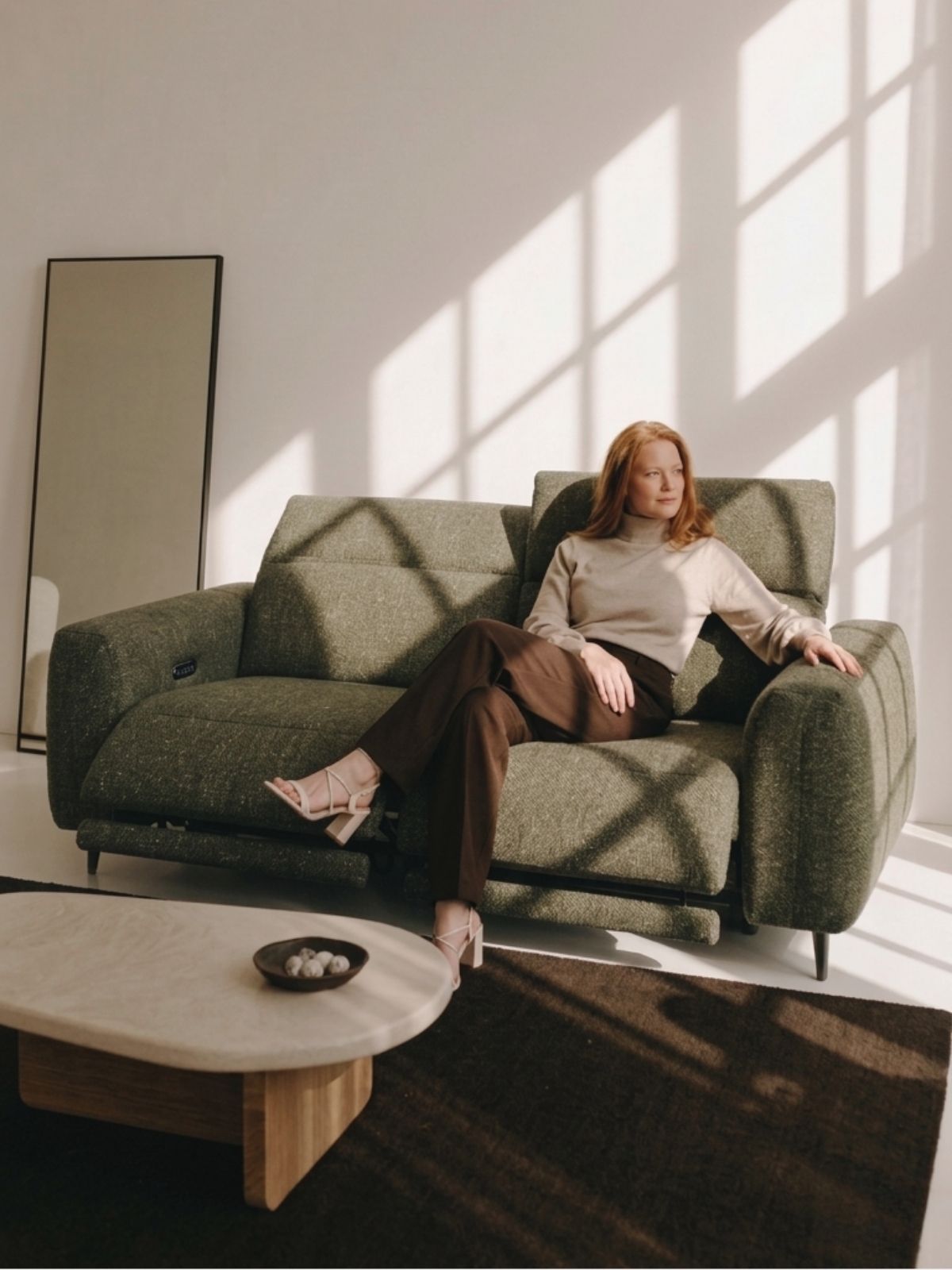 KAZAN 2-Seater Recliner (Special Edition: Olive)