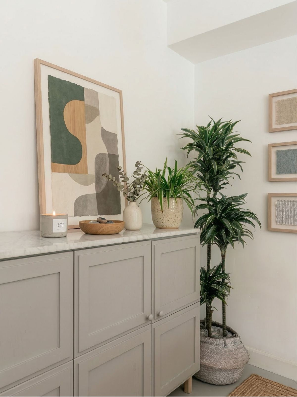 MABURU Sideboard, Grey L200cm