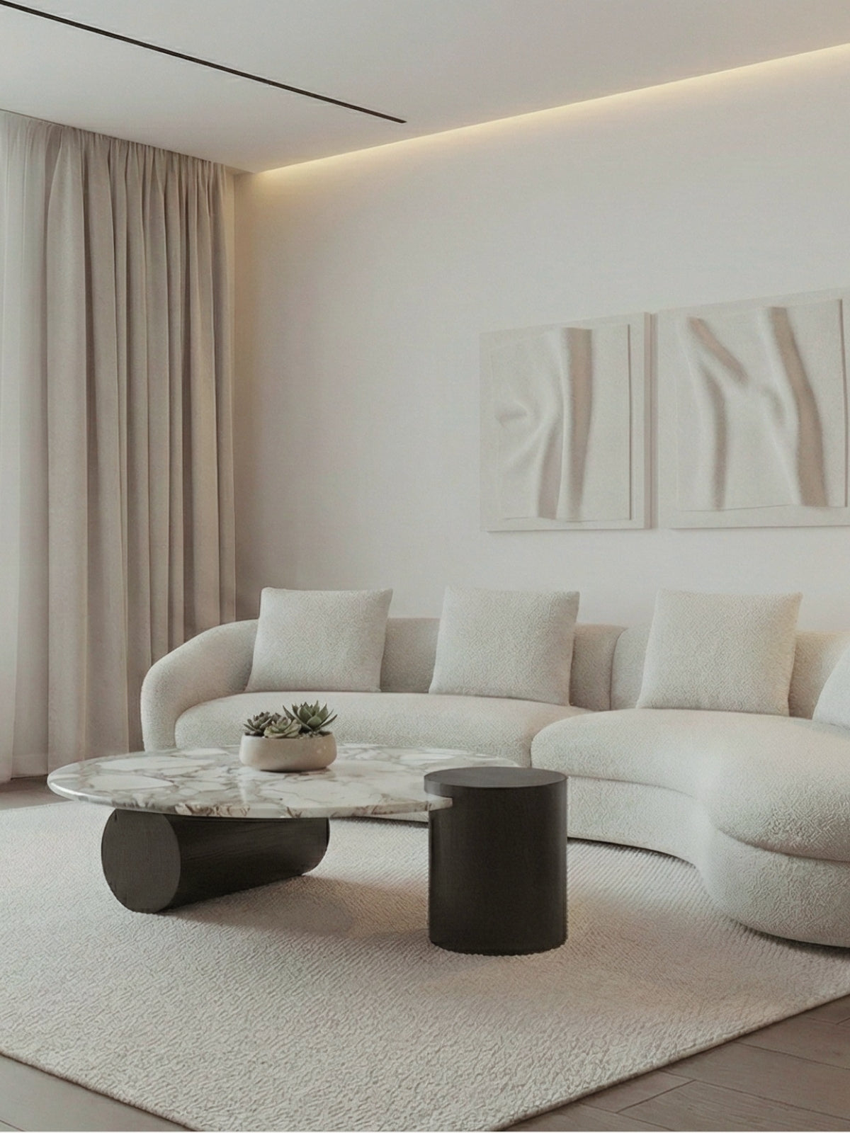 The SIERRA Curve 2-Seater Sofa