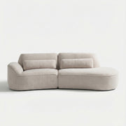 NOIR CURVA 2-Seater Chaise