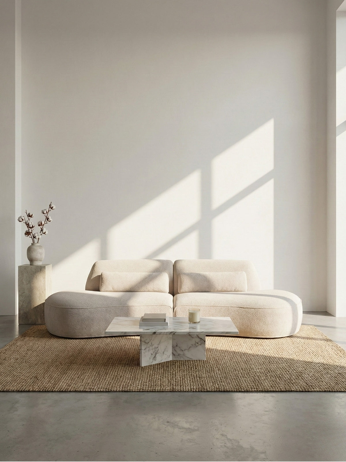 NOIR CURVA Terminal Chaise Sofa