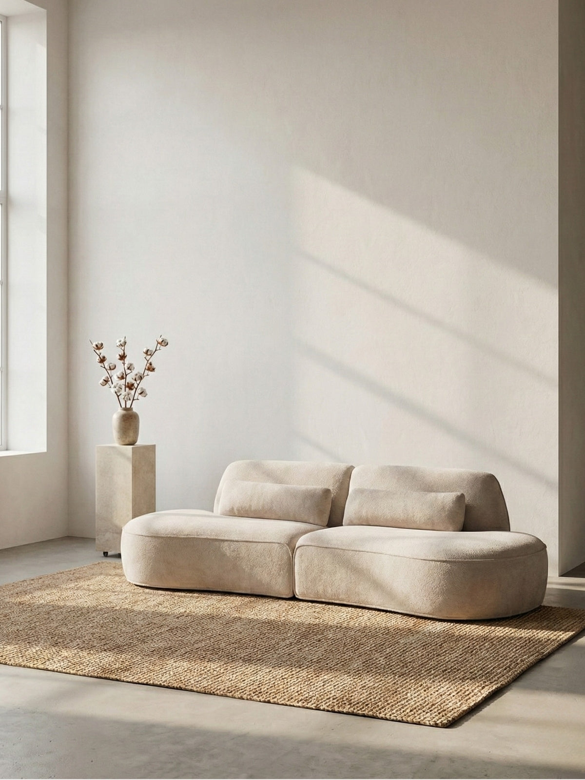 NOIR CURVA Terminal Chaise Sofa