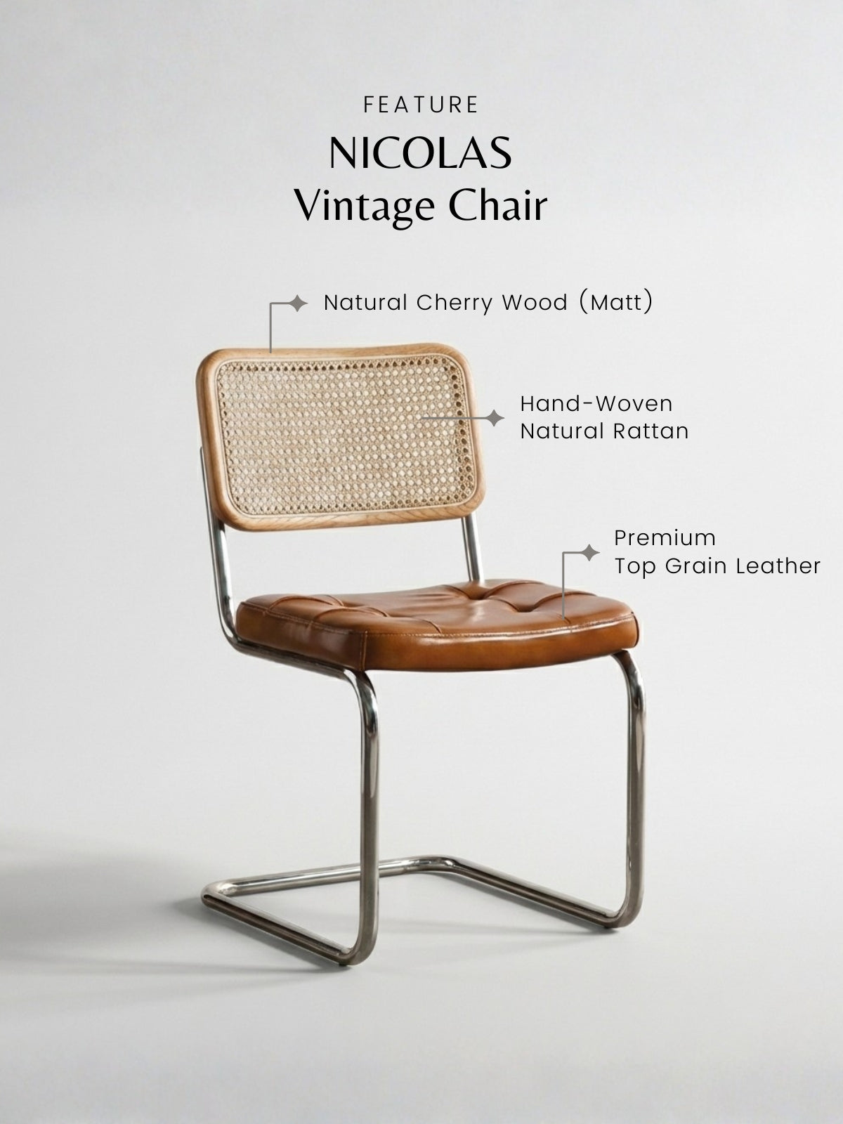 尼古拉斯皮革椅