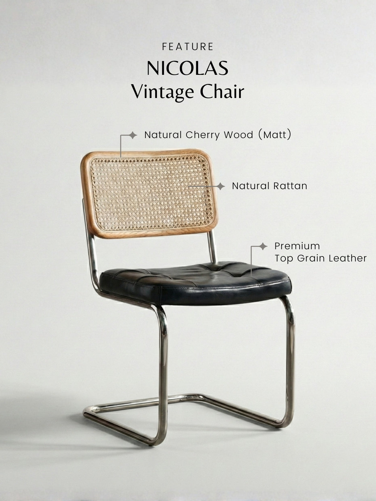 NICOLAS Leather Chair