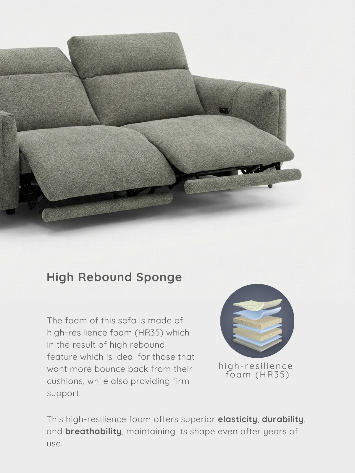 KAZAN 3-Seater Recliner