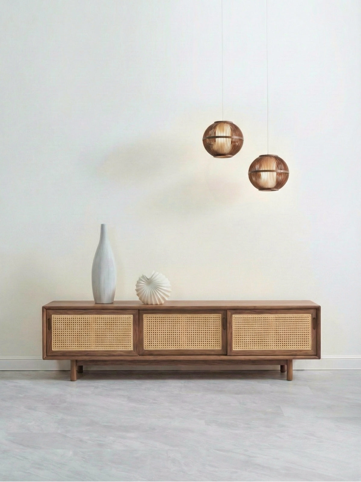 RIVO RATTAN TV Cabinet