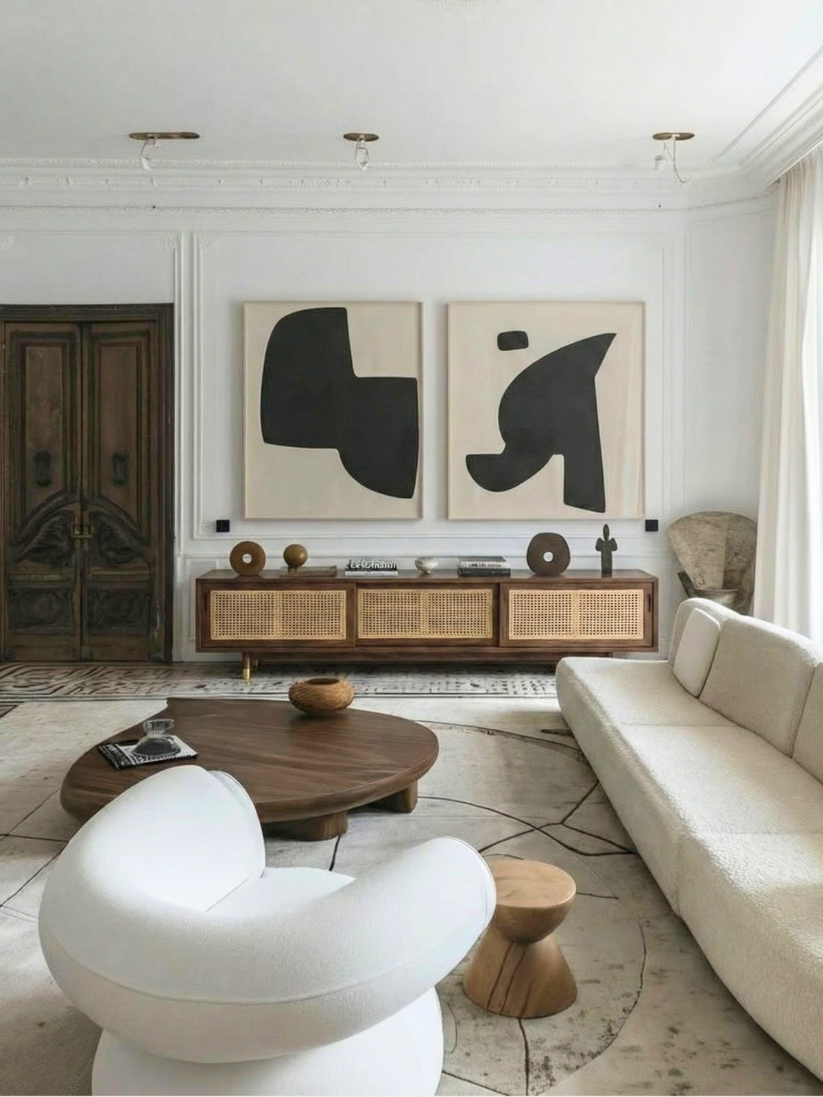 RIVO RATTAN TV Cabinet