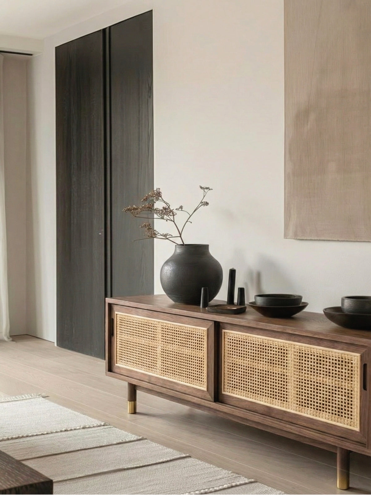 RIVO RATTAN TV Cabinet