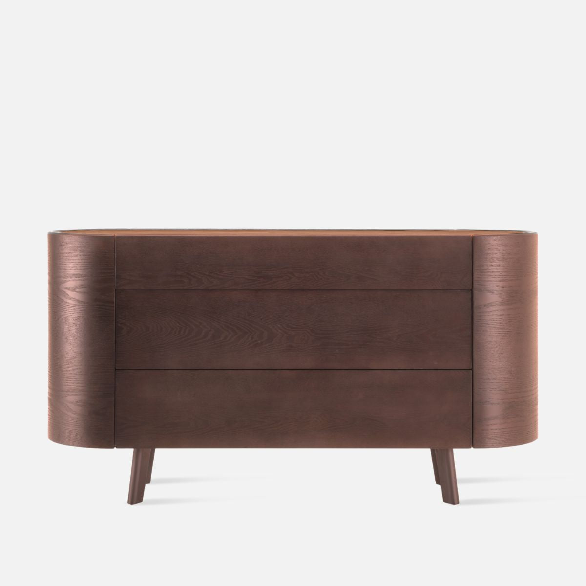 NOVA Side board II, Walnut Brown, L140