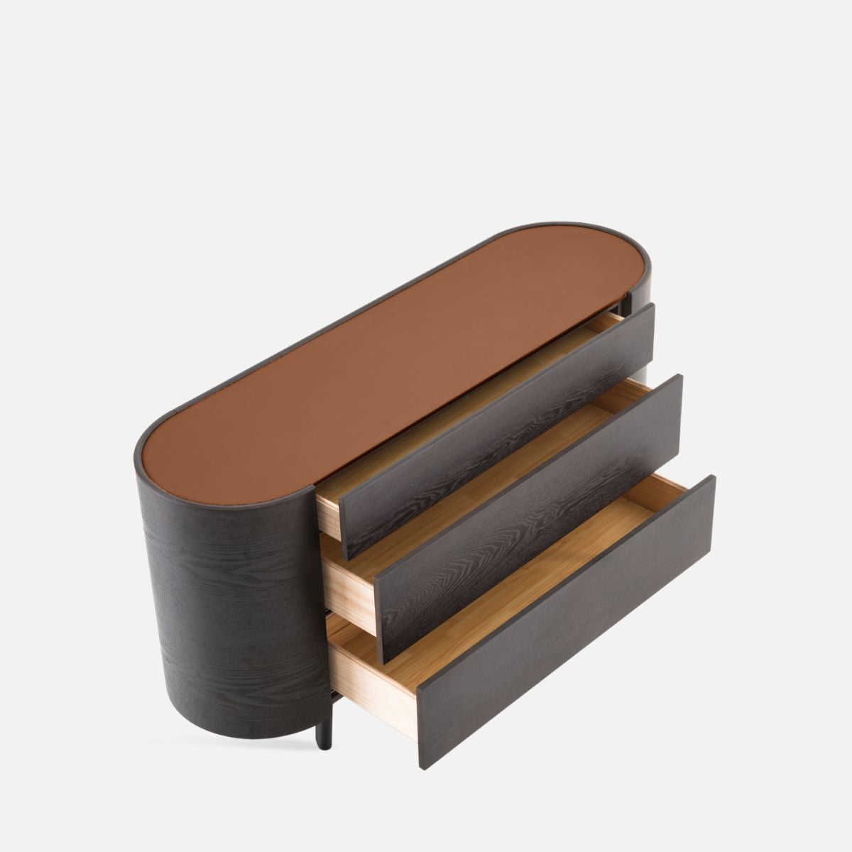 NOVA Side board II, Walnut Brown, L140