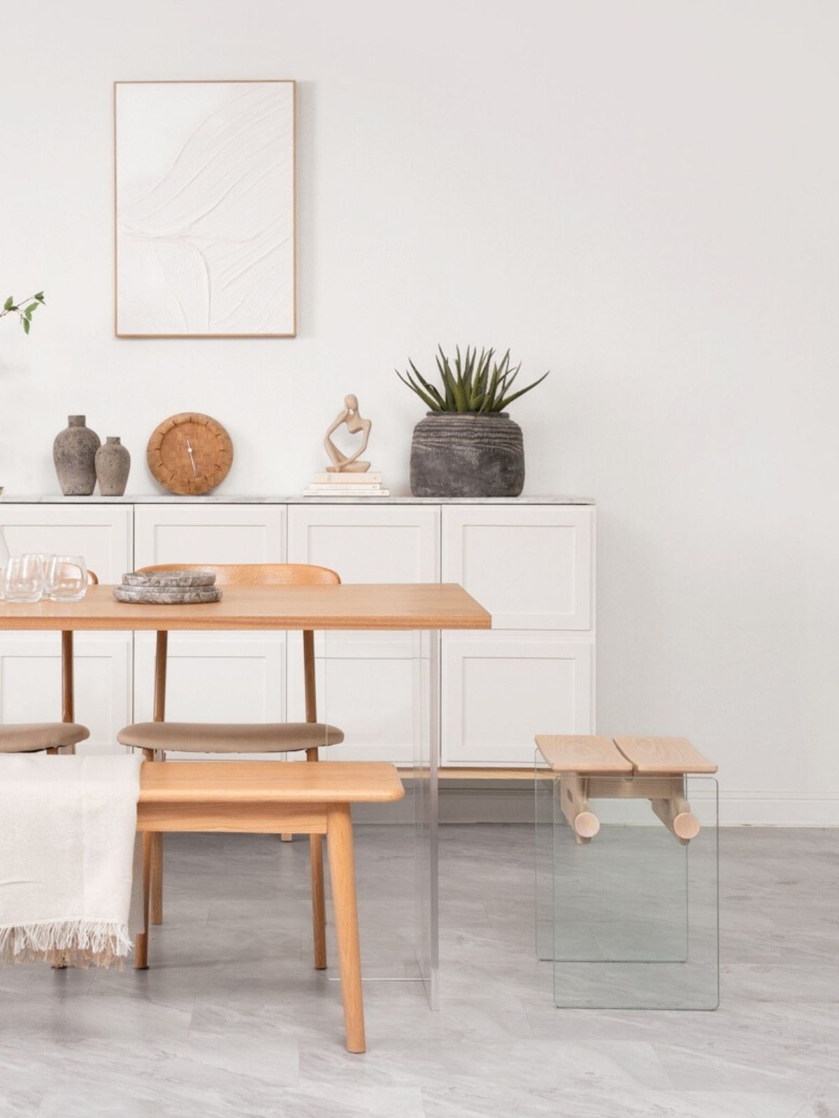 G Wood Stool, Teak-EMOH® ATELIER