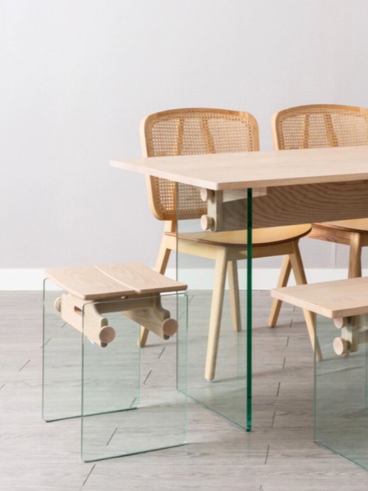 G Wood Stool, Teak-EMOH® ATELIER