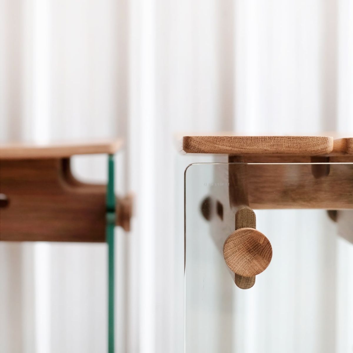 G Wood Stool, Teak-EMOH® ATELIER