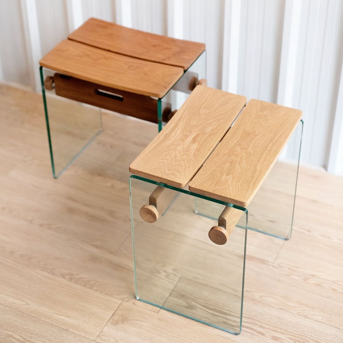 G Wood Stool, Teak-EMOH® ATELIER